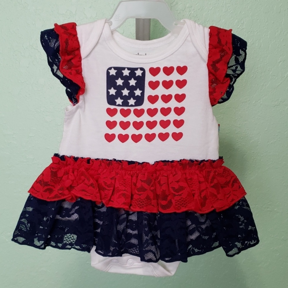 4th OF JULY baby dress